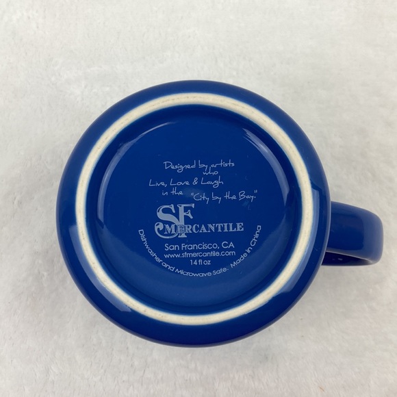 SF Mercantile Artisan Designed San Francisco Etched Coffee Mug 14 oz. - Picture 11 of 12